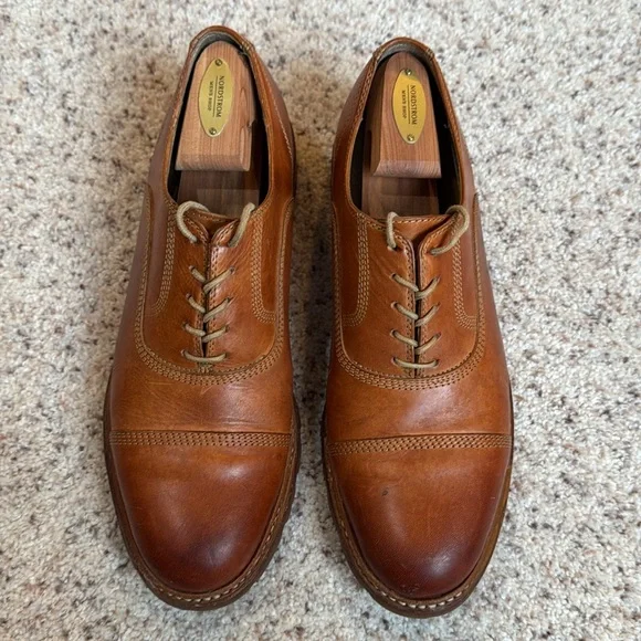 Frye – James Bal Lug Oxford Lace Up Cap Toes Shoes - Picture 11 of 15